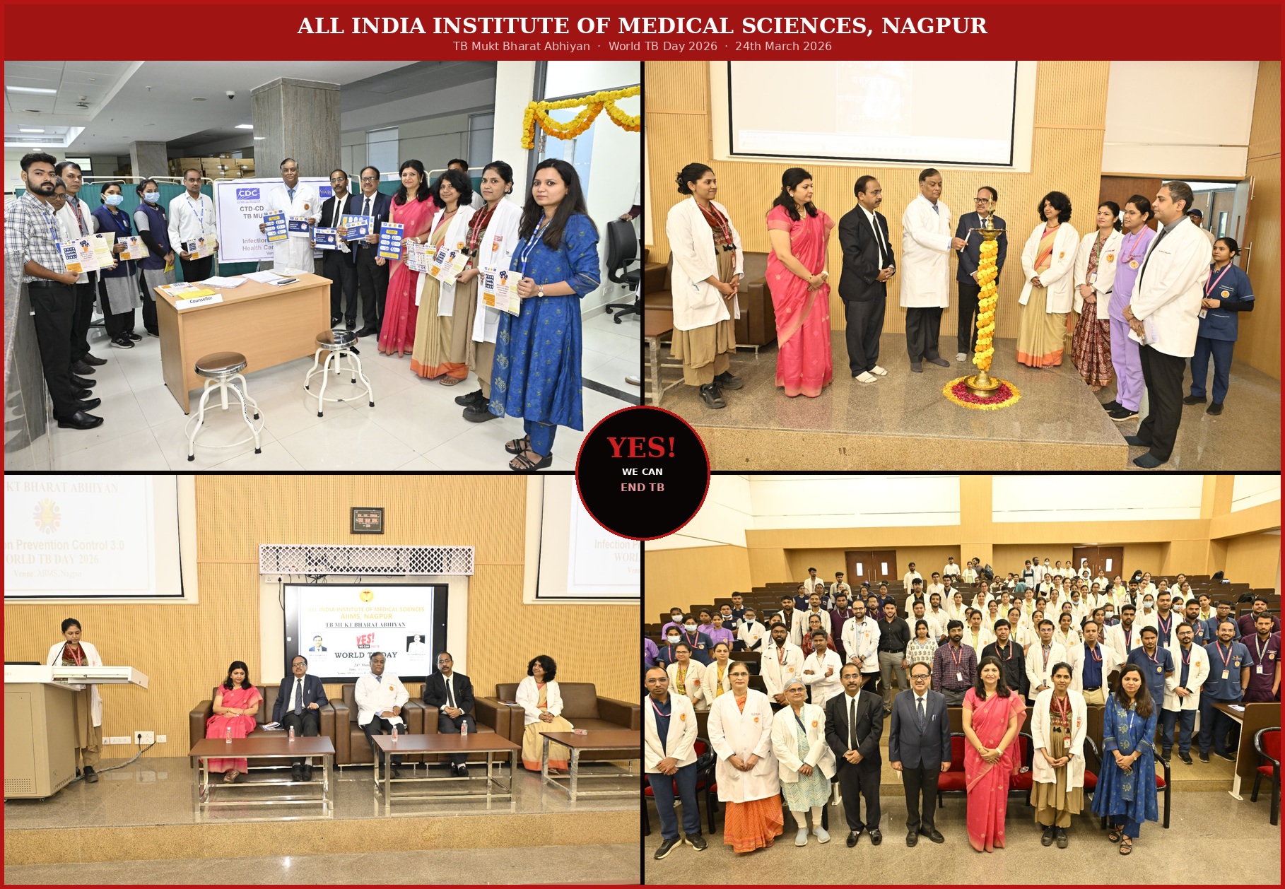 The speaker being facilates by Honourable Executive Director Dr. Hanumantha Rao at AIIMS Nagpur